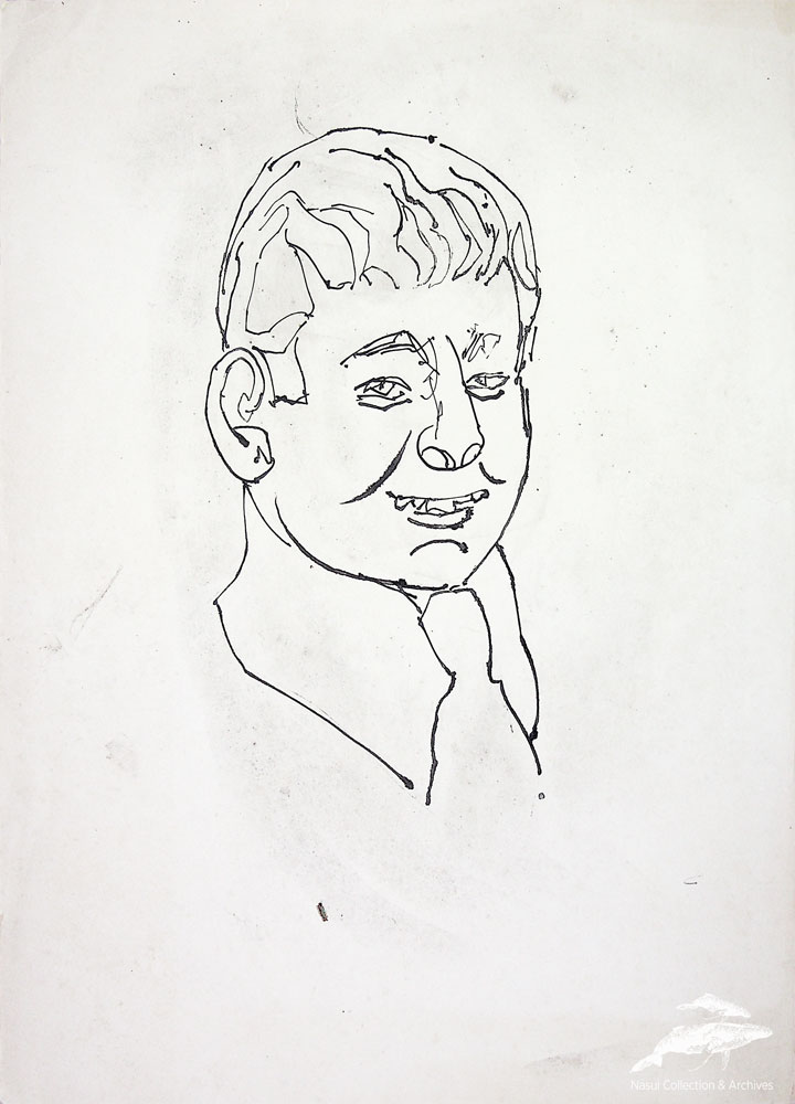 Gion Mihail, Portret de băiat, 35x25