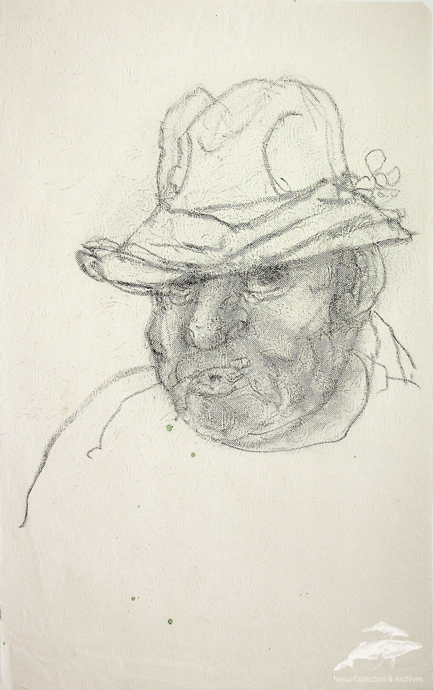 Gion Mihail, Portret de bărbat, 34,5x29,5 cm