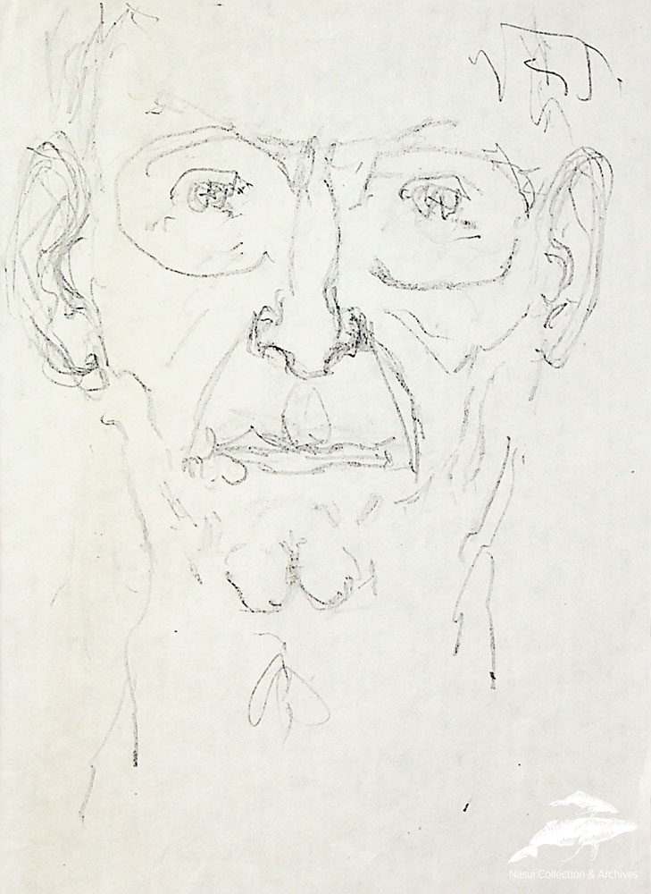 Gion Mihail, Portret de expresie, 16,5x12 cm