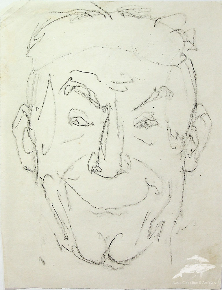 Gion Mihail, Portret de expresie, 22,5x17,5 cm