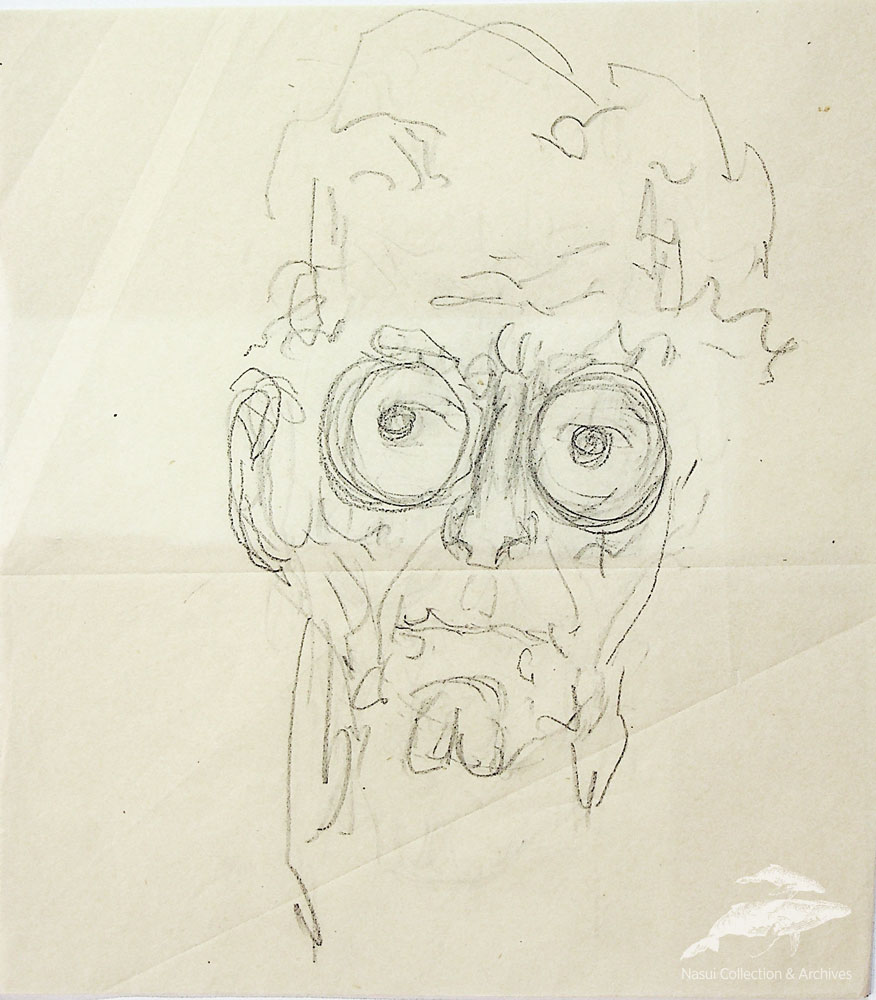 Gion Mihail, Portret de expresie, 22,5x20 cm