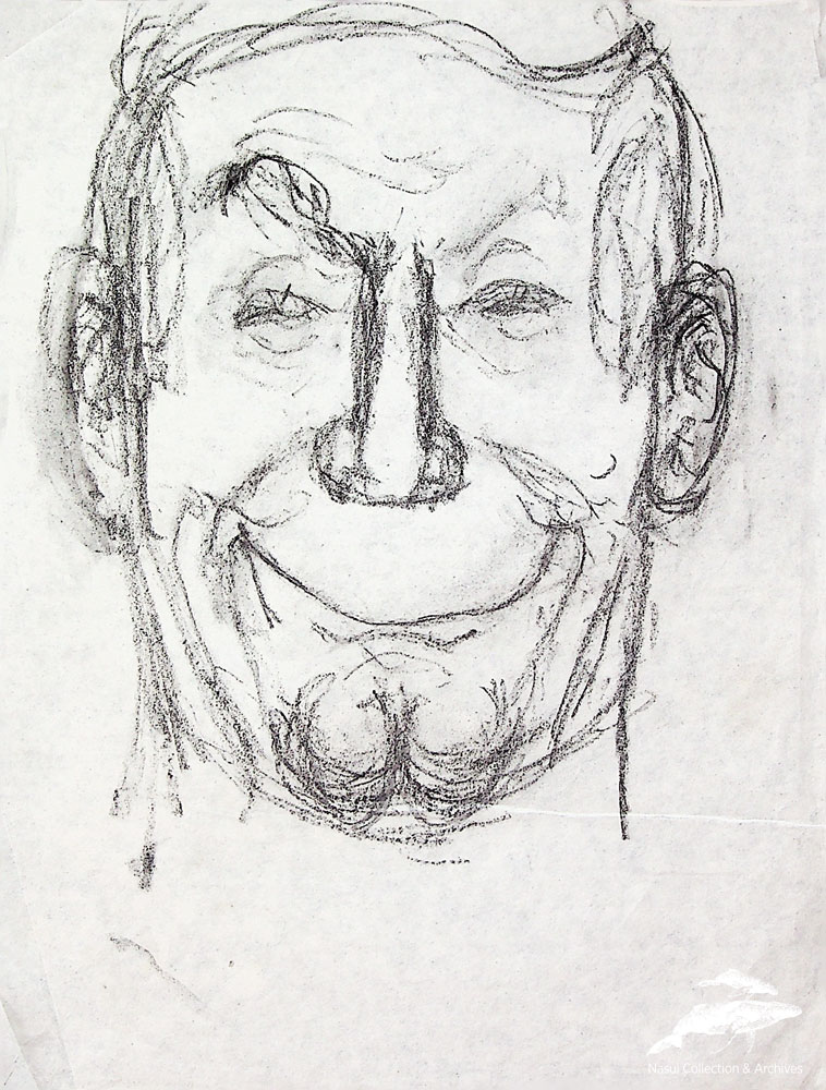 Gion Mihail, Portret de expresie, 23x17,5 cm