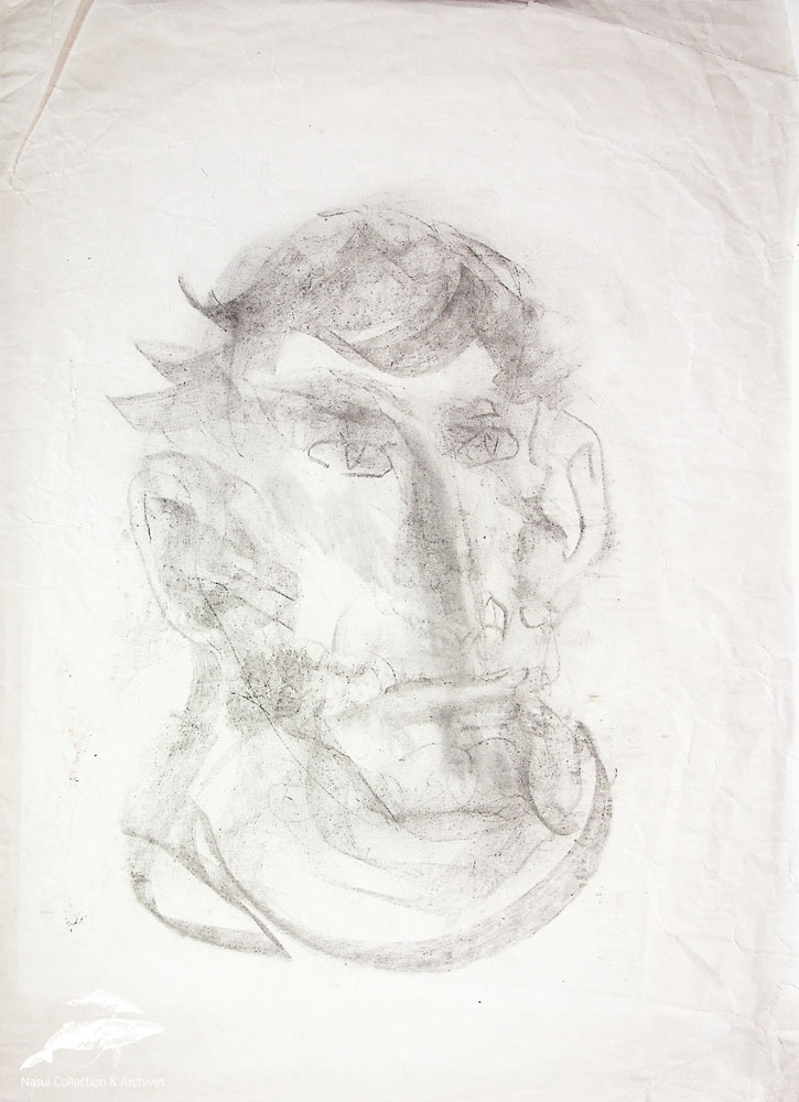 Gion Mihail, Portret de expresie, 42x5x30,5 cm