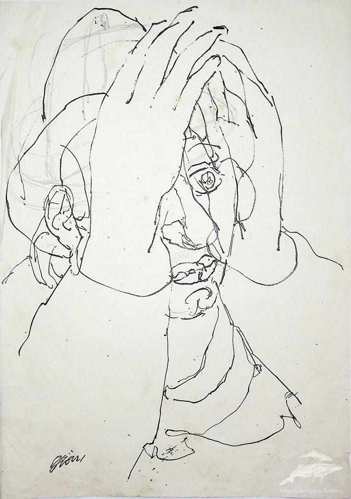 Gion Mihail, Ţăran, 30x21 cm 11