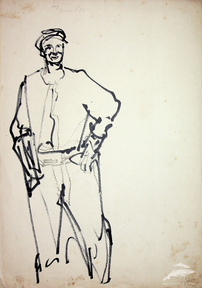 Gion Mihail, Turnator, 35x25 cm